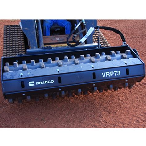 skid steer vibratory sheepsfoot|Bradco Skid Steer Padded Vibratory Roller .